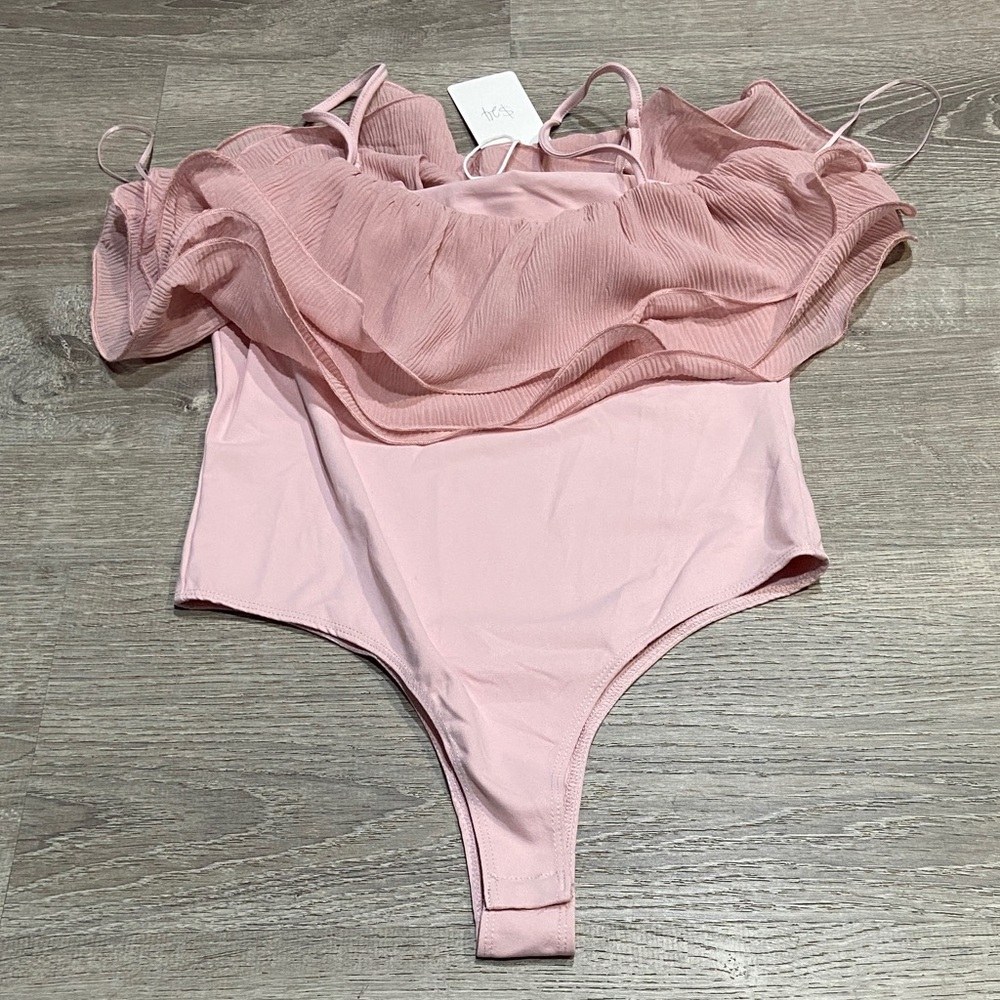 Elegant Pink Bodysuit